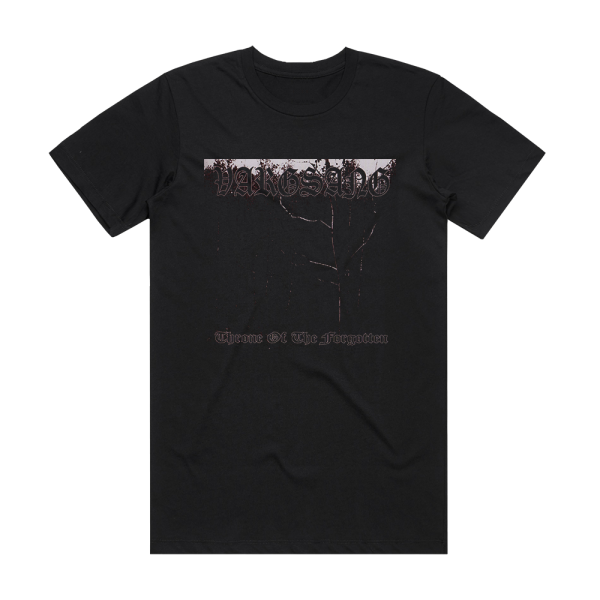 Vargsang Throne Of The Forgotten Album Cover T-Shirt Black