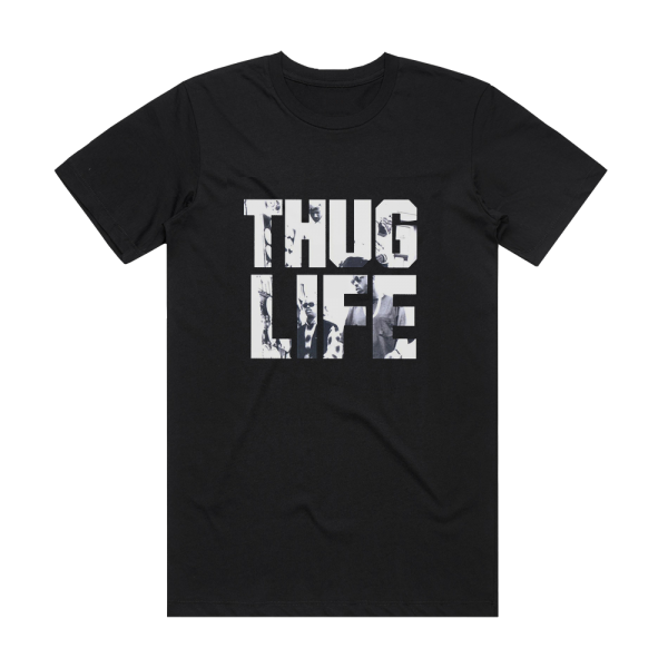 Thug Life Thug Life Volume One Album Cover T-Shirt Black