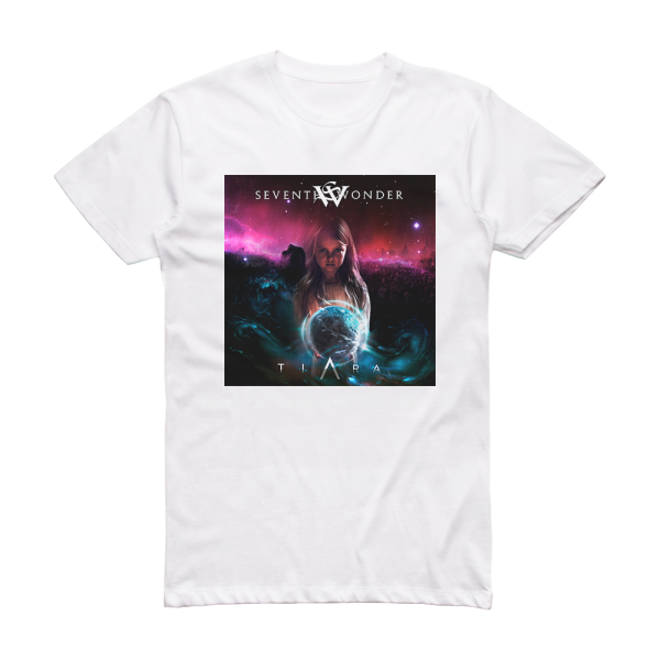Seventh Wonder Tiara Album Cover T-Shirt White