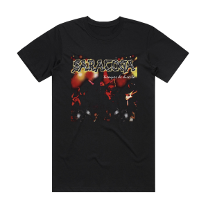 Saratoga Tiempos De Directo Album Cover T-Shirt Black