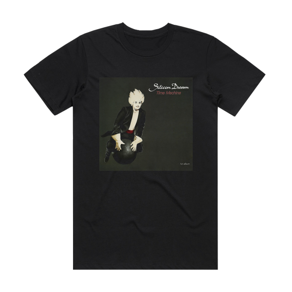 Silicon Dream Time Machine Album Cover T-Shirt Black