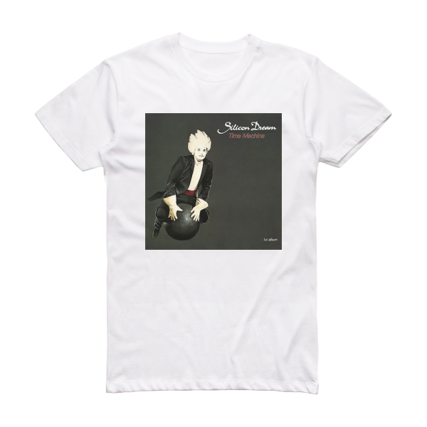 Silicon Dream Time Machine Album Cover T-Shirt White