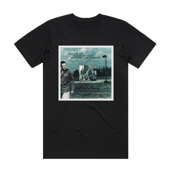 Paul van Dyk Time Of Our Lives Connected Album Cover T-Shirt Black