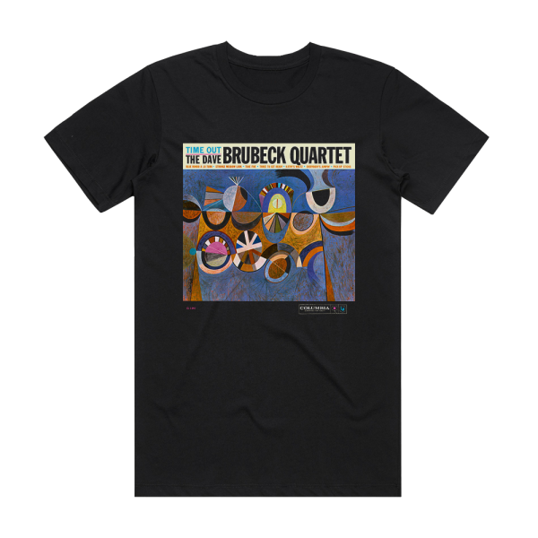 The Dave Brubeck Quartet Time Out 1 Album Cover T-Shirt Black