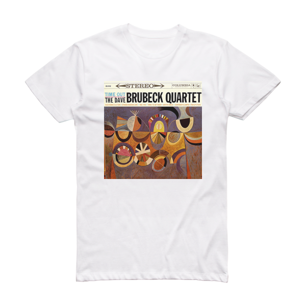 The Dave Brubeck Quartet Time Out 5 Album Cover T-Shirt White