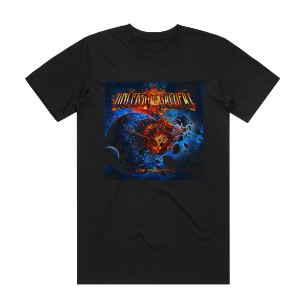 Unleash the Archers Time Stands Still Album Cover T-Shirt Black