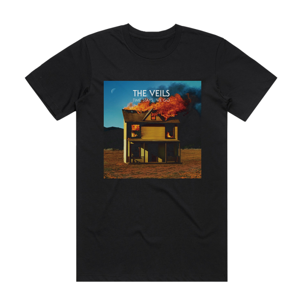 The Veils Time Stays We Go Album Cover T-Shirt Black