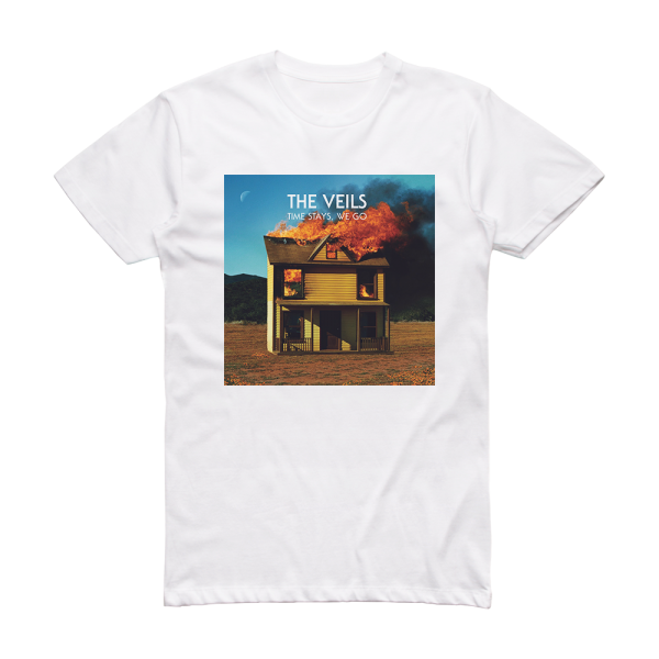 The Veils Time Stays We Go Album Cover T-Shirt White