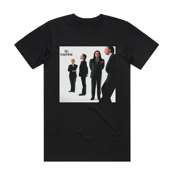 Tin Machine Tin Machine Album Cover T-Shirt Black