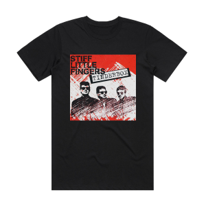 Stiff Little Fingers Tinderbox Album Cover T-Shirt Black