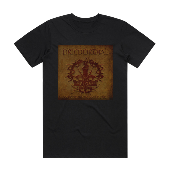 Primordial To The Nameless Dead 2 Album Cover T-Shirt Black