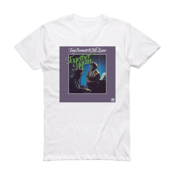 Tony Bennett Together Again Album Cover T-Shirt White