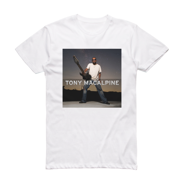 Tony MacAlpine Tony Macalpine Album Cover T-Shirt White