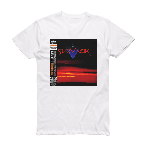 Survivor Too Hot To Sleep 2 Album Cover T-Shirt White