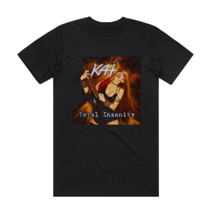 The Great Kat Total Insanity Album Cover T-Shirt Black