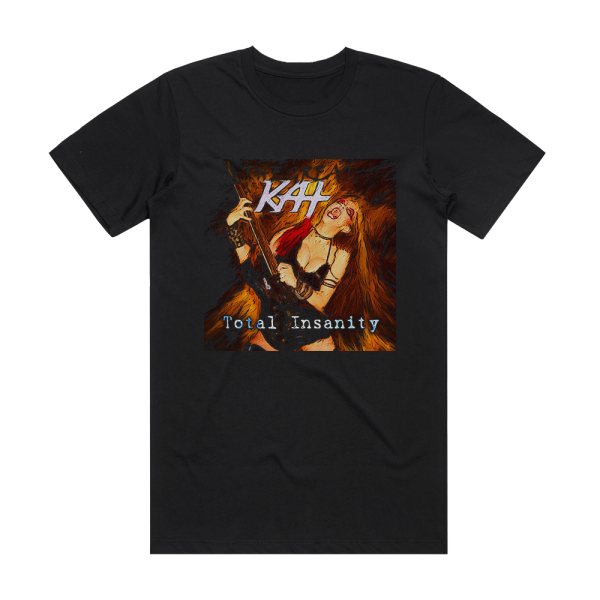 The Great Kat Total Insanity Album Cover T-Shirt Black