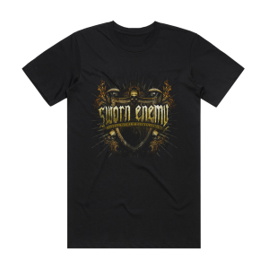 Sworn Enemy Total World Domination Album Cover T-Shirt Black