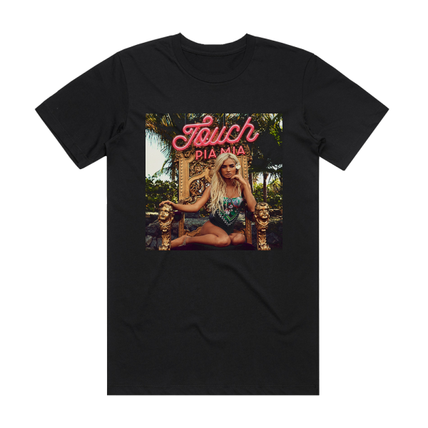 Pia Mia Touch Album Cover T-Shirt Black