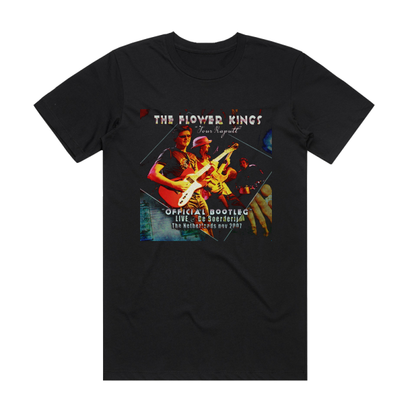 The Flower Kings Tour Kaputt Album Cover T-Shirt Black