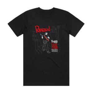 Renaud Tourne Rouge Sang Album Cover T-Shirt Black