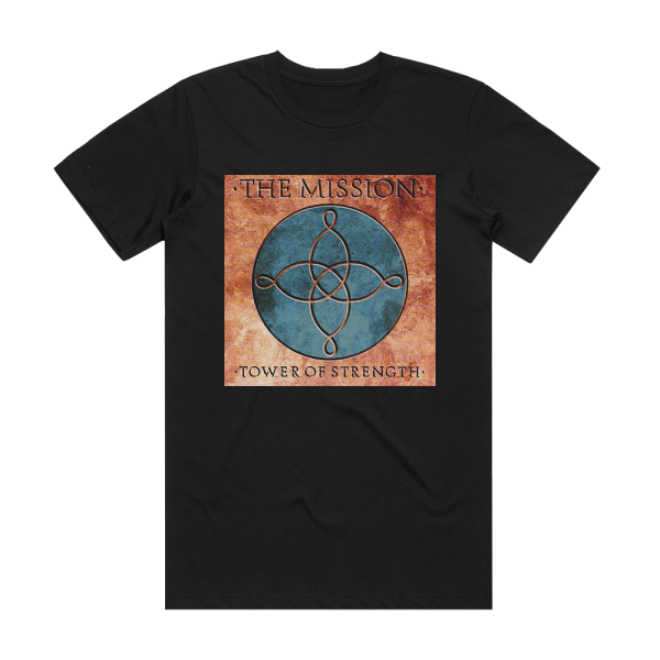 The Mission Tower Of Strength Album Cover T-Shirt Black