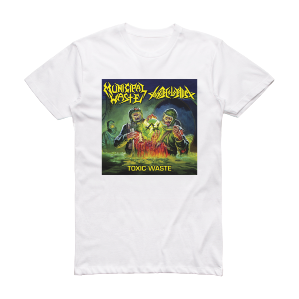 Toxic Holocaust Toxic Waste Album Cover T-Shirt White