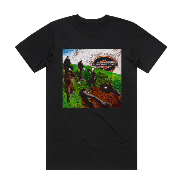 Supergroove Tractor Album Cover T-Shirt Black