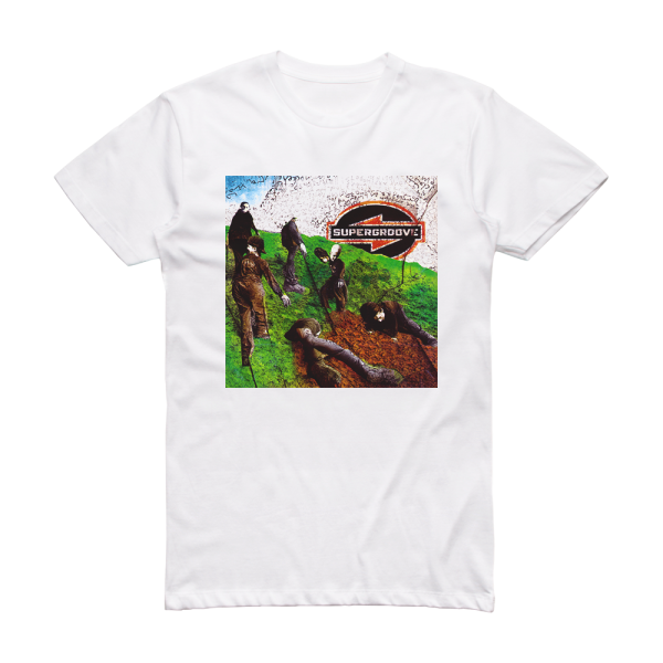 Supergroove Tractor Album Cover T-Shirt White