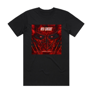 Red Circuit Trance State Album Cover T-Shirt Black