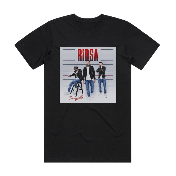 RIDSA Tranquille Album Cover T-Shirt Black