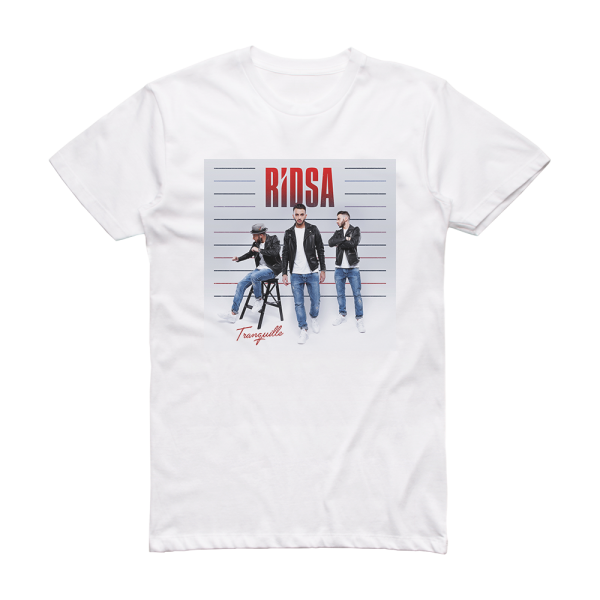 RIDSA Tranquille Album Cover T-Shirt White
