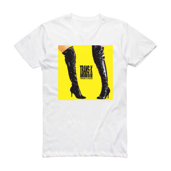 Trans-X Trans Xxcess Album Cover T-Shirt White