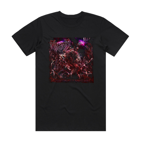 Traumatomy Transcendental Evisceration Of Necrogenetic Beasts Album Cover T-Shirt Black