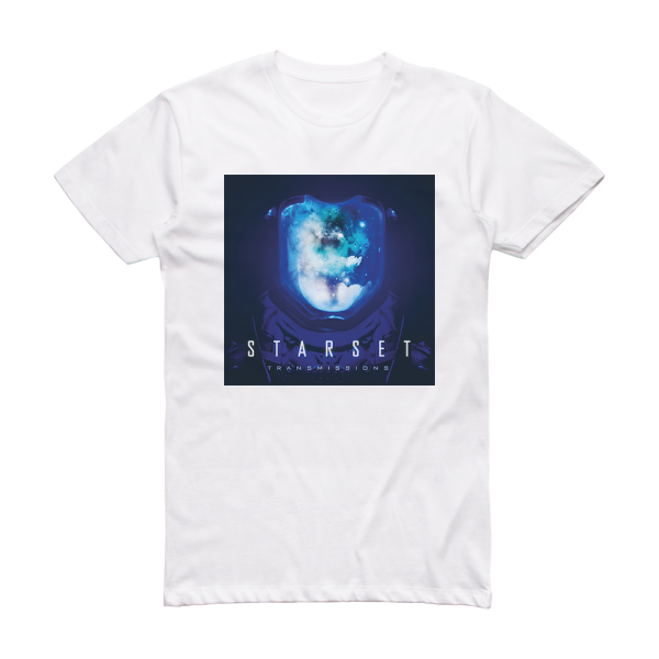 Starset Transmissions Album Cover T-Shirt White