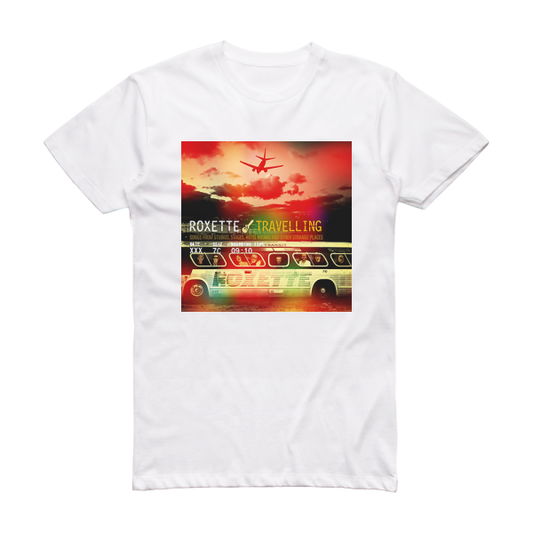 Roxette Travelling Album Cover T-Shirt White