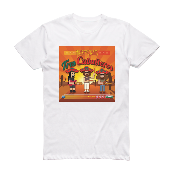 The Aristocrats Tres Caballeros Album Cover T-Shirt White