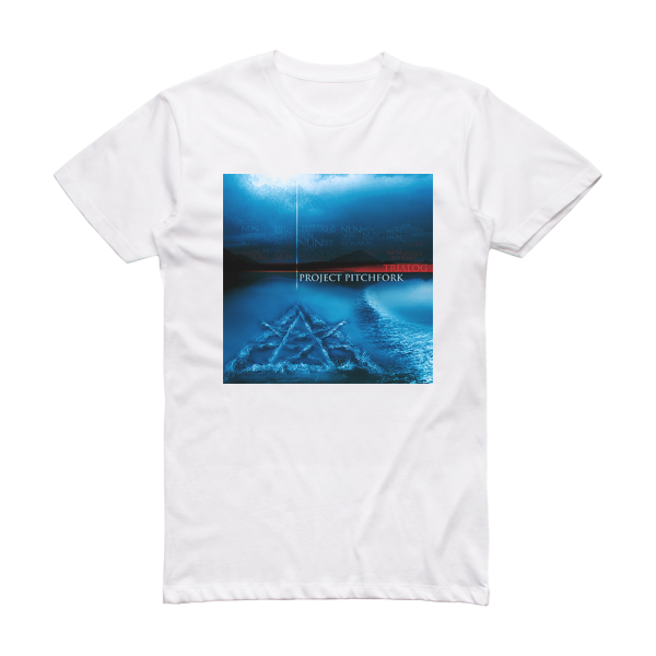 Project Pitchfork Trialog Album Cover T-Shirt White