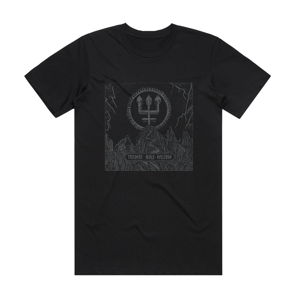 Watain Trident Wolf Eclipse 1 Album Cover T-Shirt Black – ALBUM COVER T ...