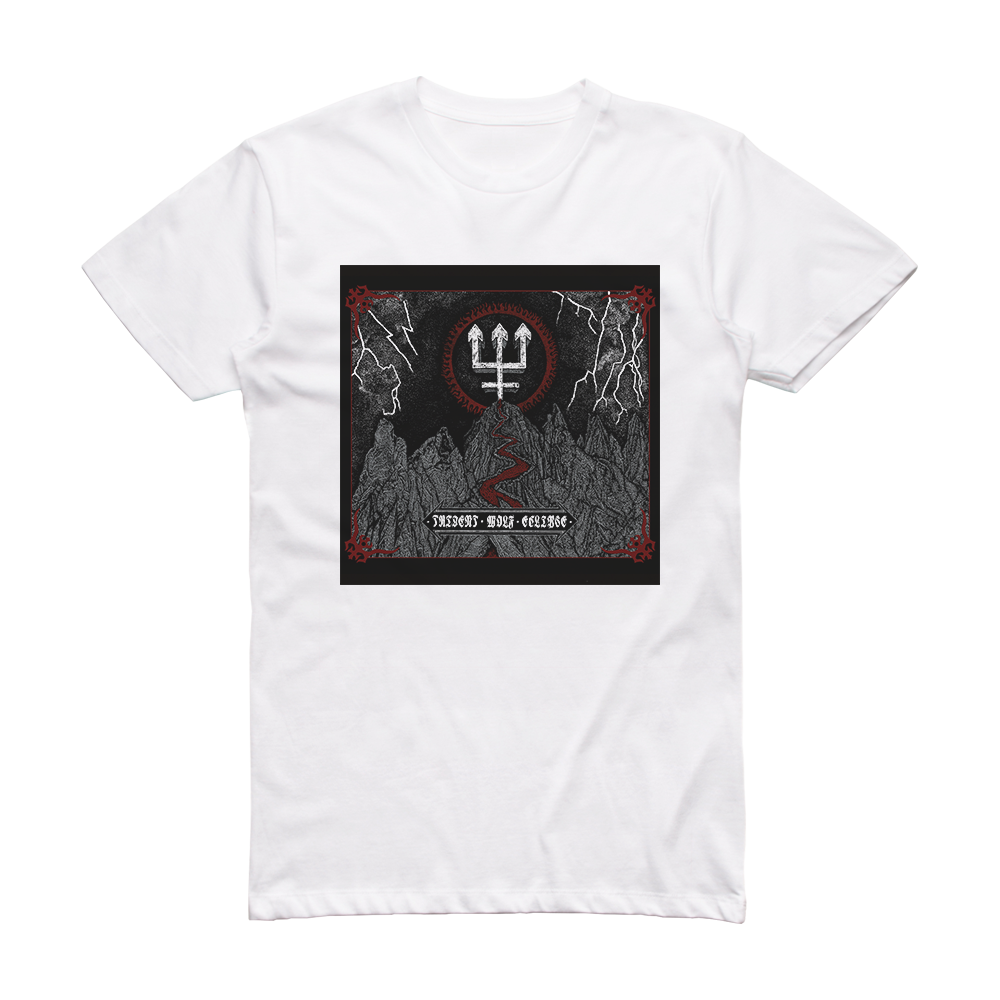 Watain Trident Wolf Eclipse 3 Album Cover T-Shirt White – ALBUM COVER T ...