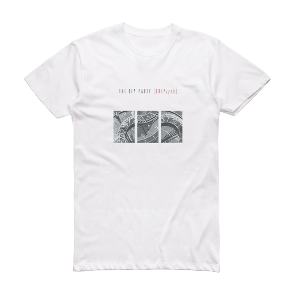 The Tea Party Triptych Album Cover T-Shirt White