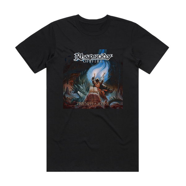 Rhapsody of Fire Triumph Or Agony Album Cover T-Shirt Black