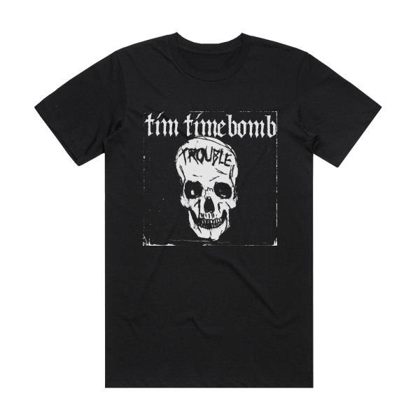 Tim Timebomb Trouble Album Cover T-Shirt Black