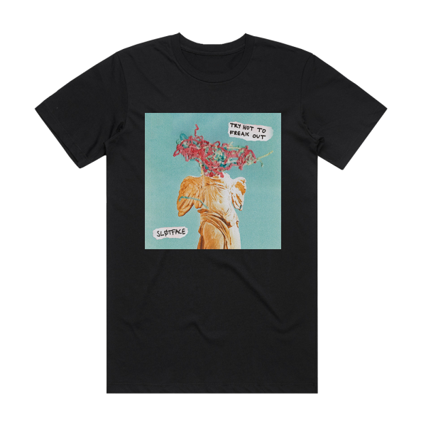 Sløtface Try Not To Freak Out Album Cover T-Shirt Black