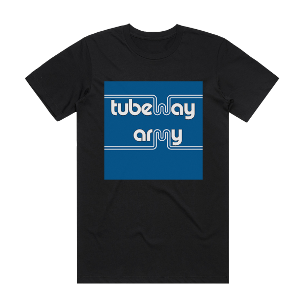 Tubeway Army Tubeway Army Album Cover T-Shirt Black