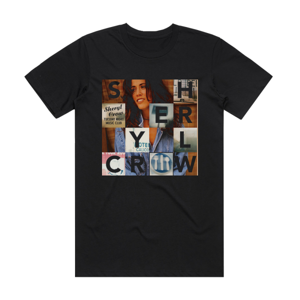 Sheryl Crow Tuesday Night Music Club Album Cover T-Shirt Black