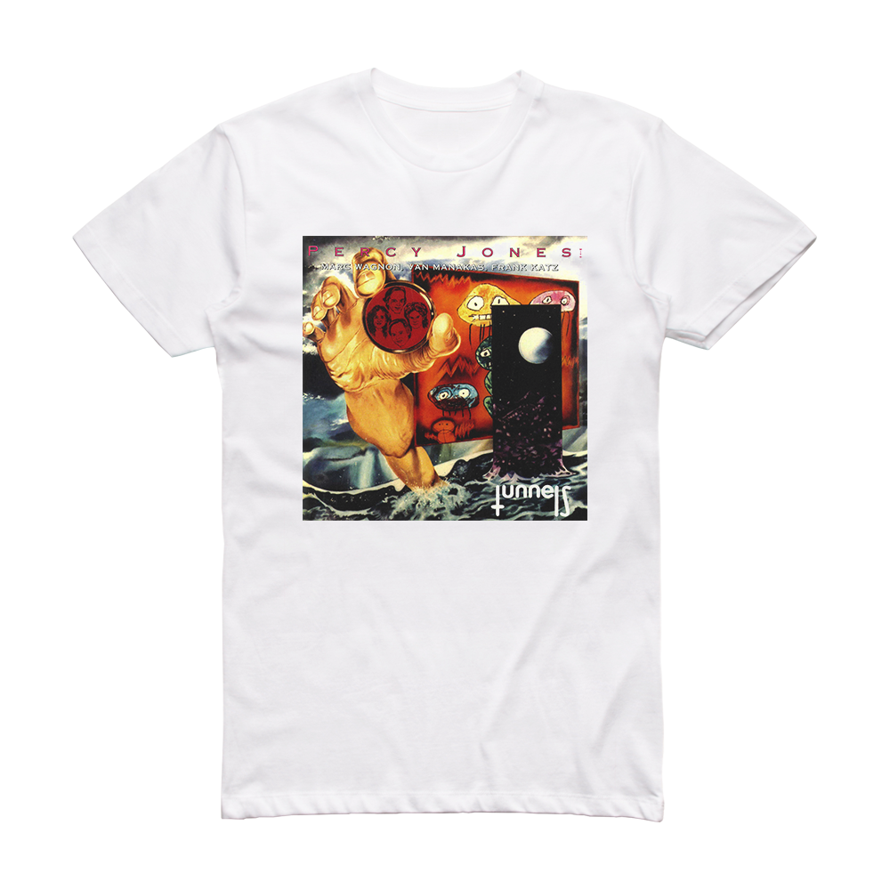 Percy Jones Tunnels Percy Jones Album Cover T-Shirt White – ALBUM COVER ...