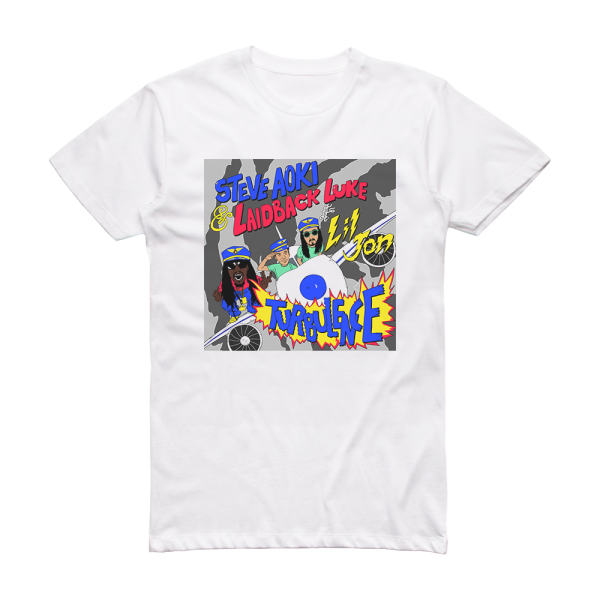 Steve Aoki Turbulence Album Cover T-Shirt White