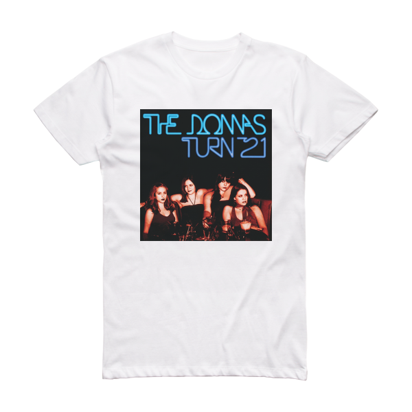 The Donnas Turn 21 Album Cover T-Shirt White