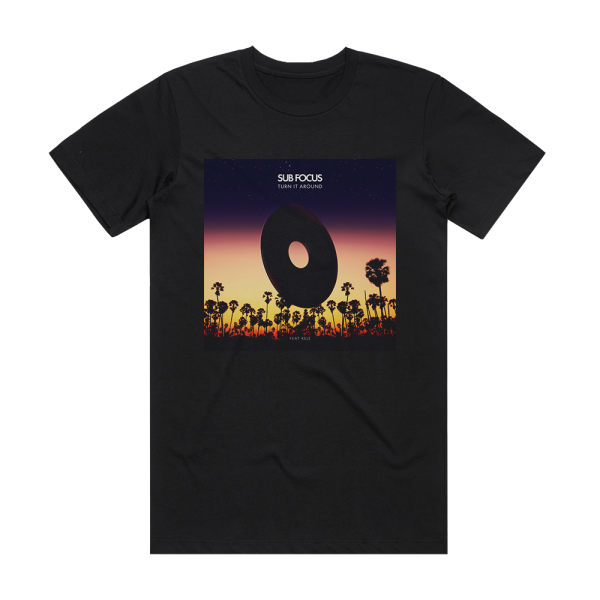 Sub Focus Turn It Around Album Cover T-Shirt Black