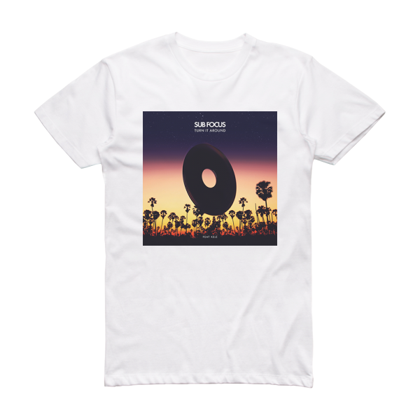 Sub Focus Turn It Around Album Cover T-Shirt White